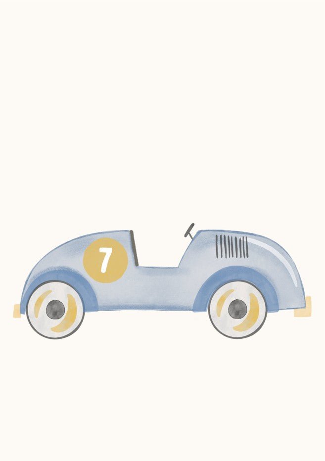 Blue Car by Menina Lisboa