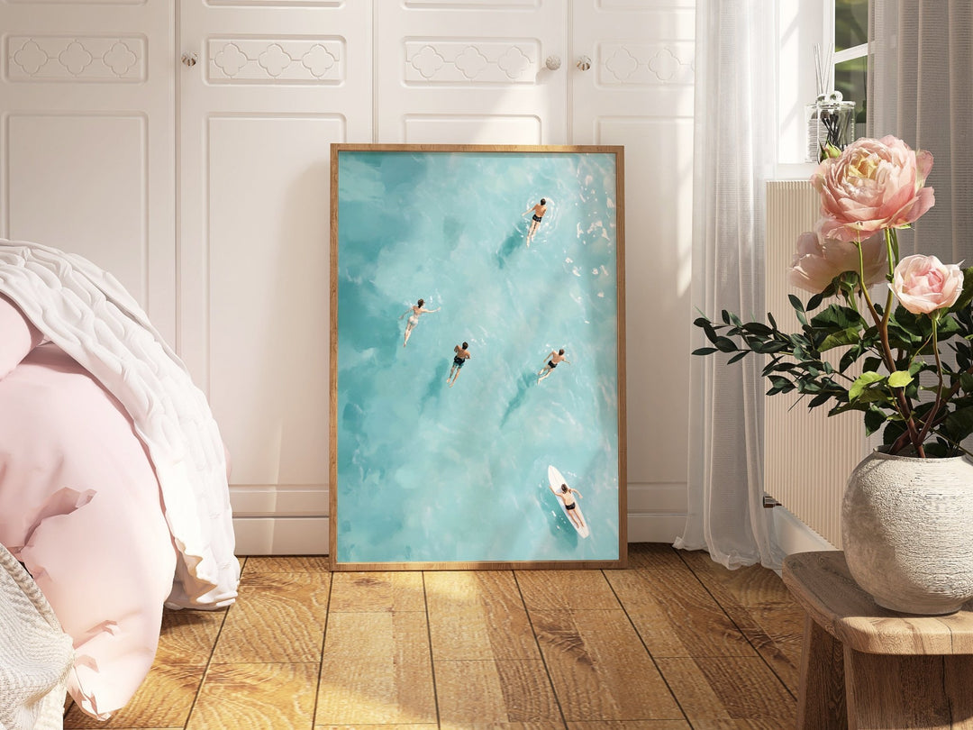 Blue Coastal Dreams,livingroom,timber border