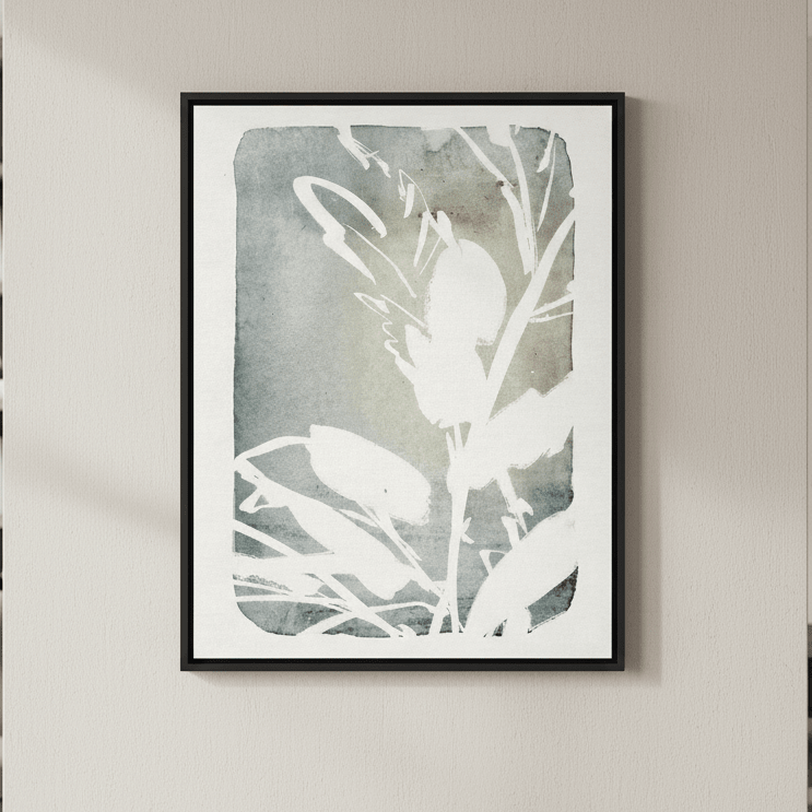 Blue Cottage Floral by Deer Muskeeter wall - art - picture - poster
