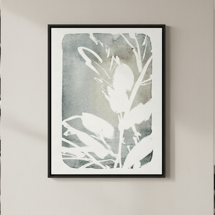 Blue Cottage Floral by Deer Muskeeter wall - art - picture - poster