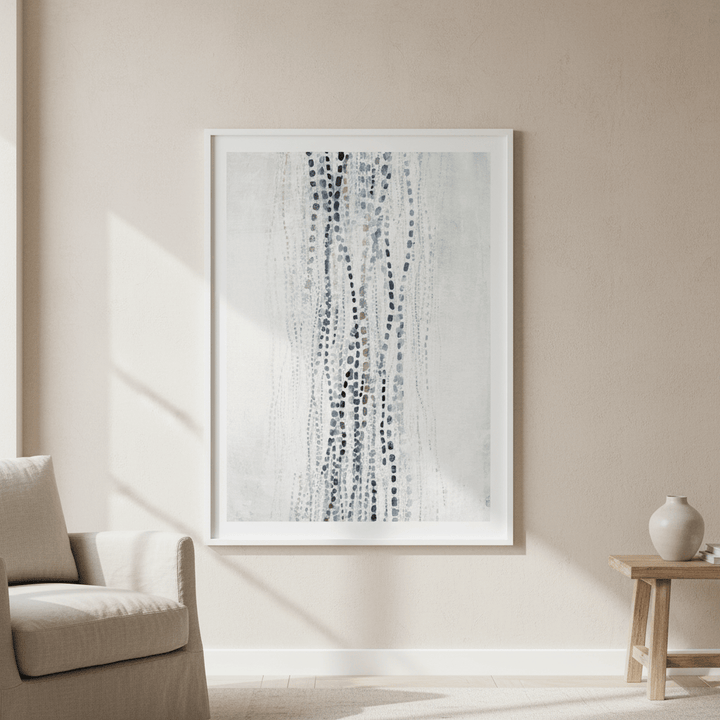 Blue Dancing Waves by Deer Muskeeter wall - art - picture - poster