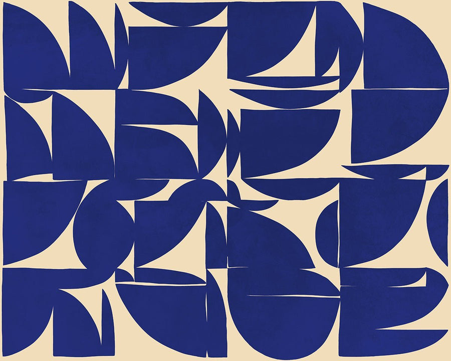 Blue Forms Landscape by Maison Bootsy