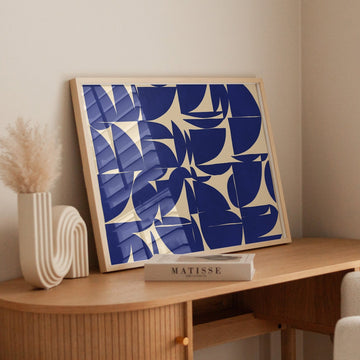 Blue Forms Landscape by Maison Bootsy - Style My Wall