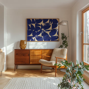 Blue Forms Landscape by Maison Bootsy - Style My Wall