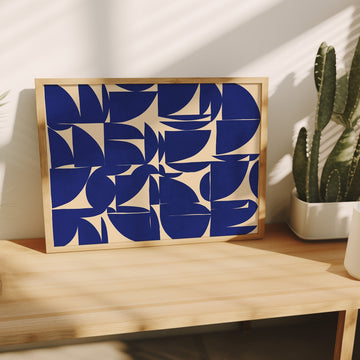 Blue Forms Landscape by Maison Bootsy - Style My Wall