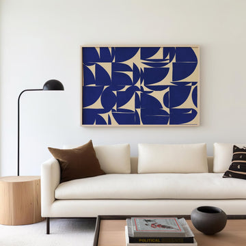 Blue Forms Landscape by Maison Bootsy - Style My Wall