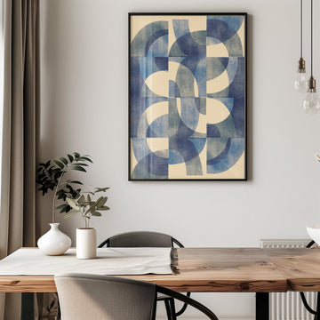 Blue Geometry by Maison Bootsy - Style My Wall