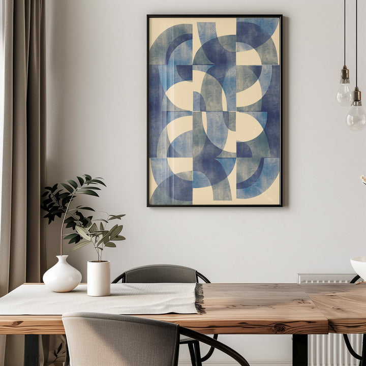 Blue Geometry by Maison Bootsy - Style My Wall