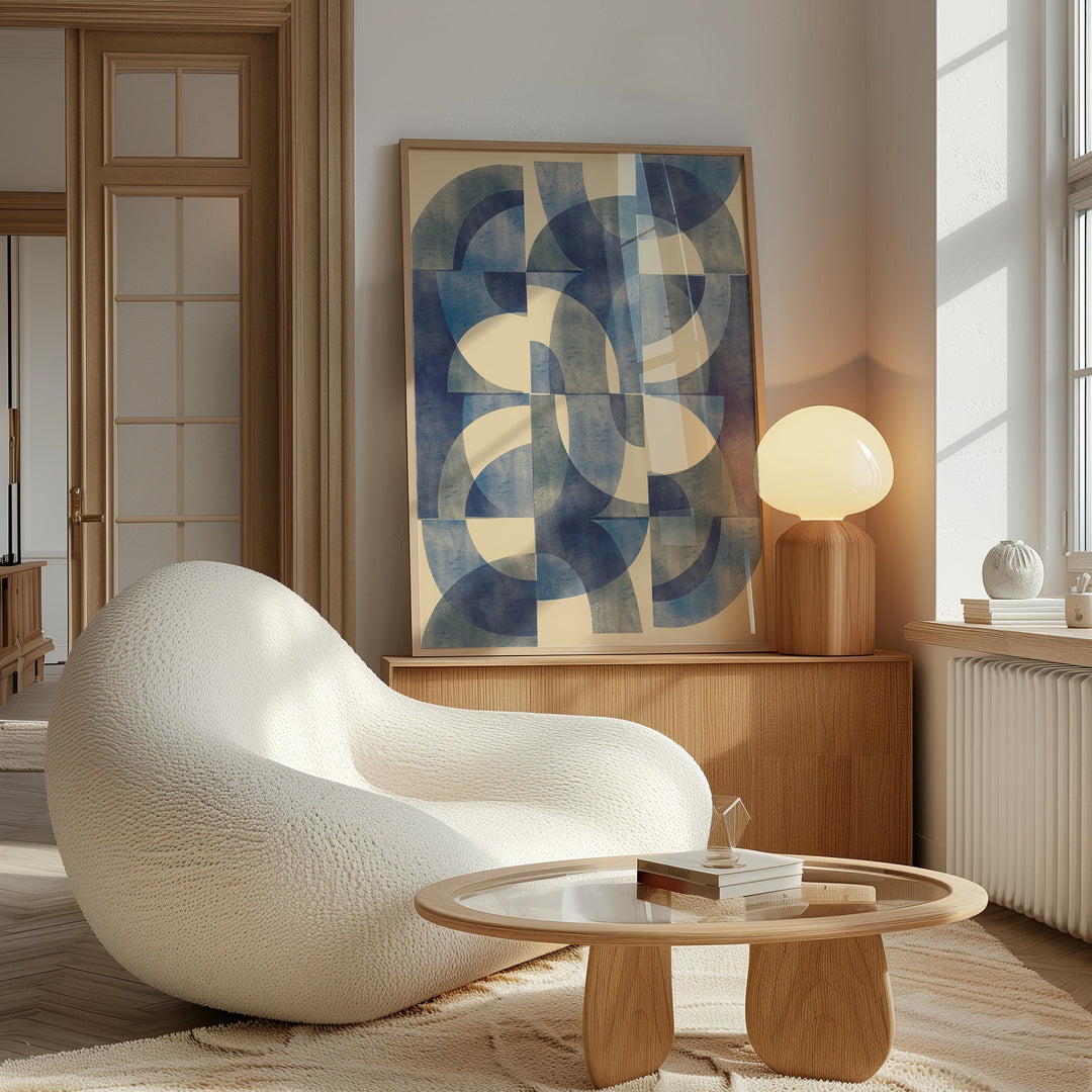 Blue Geometry by Maison Bootsy - Style My Wall