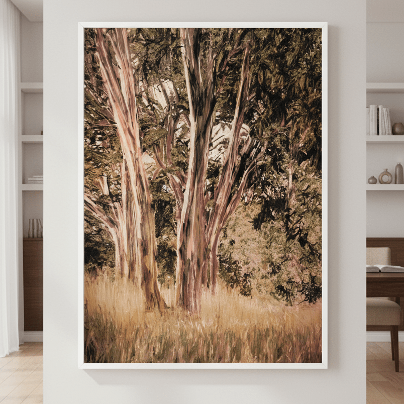 Blue Gum by Deer Muskeeter wall - art - picture - poster