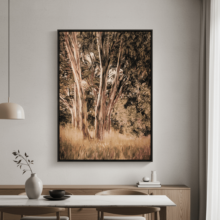 Blue Gum by Deer Muskeeter wall - art - picture - poster