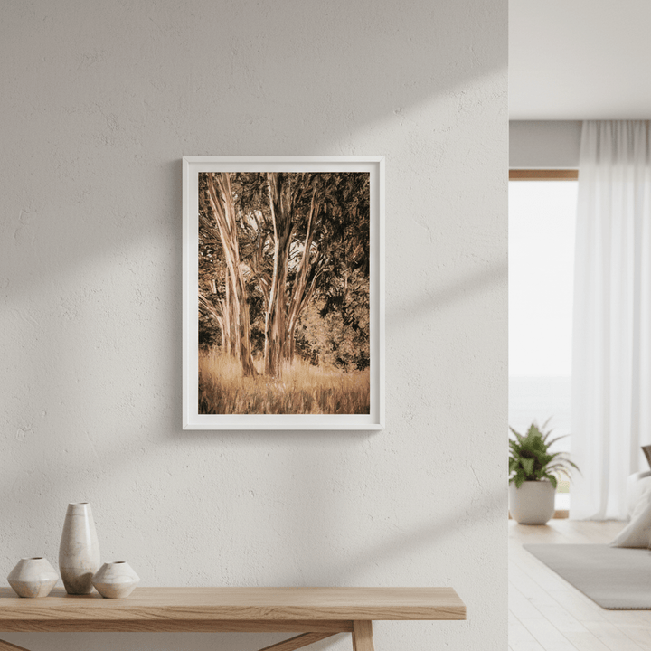 Blue Gum by Deer Muskeeter wall - art - picture - poster