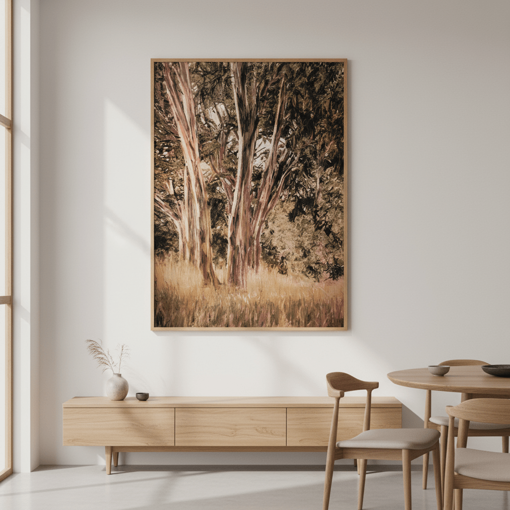 Blue Gum by Deer Muskeeter wall - art - picture - poster