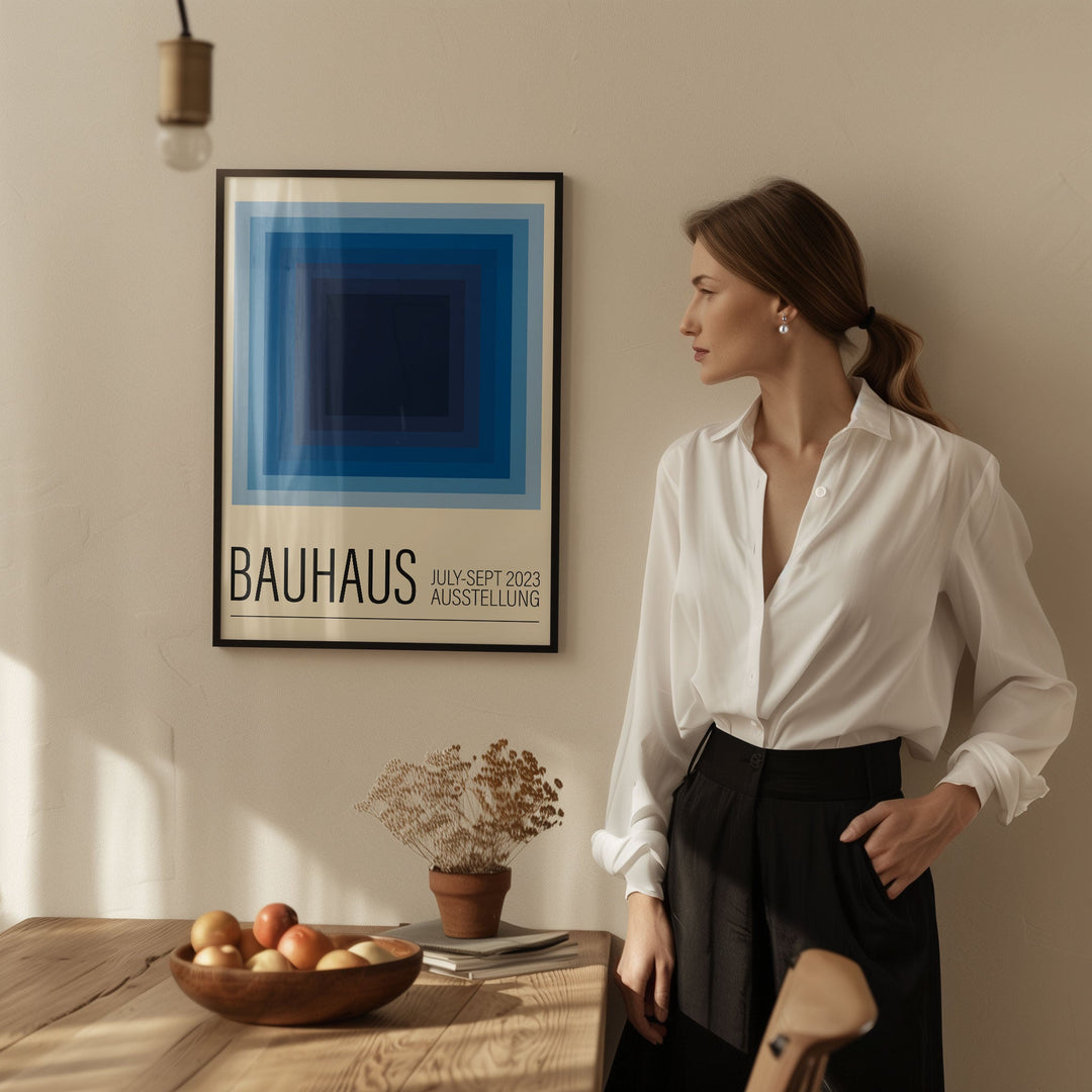 Blue Haze Bauhaus by Maison Bootsy - Style My Wall