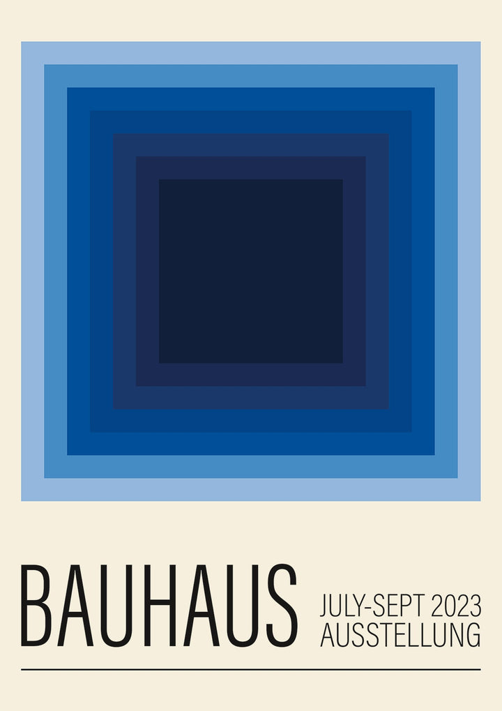 Blue Haze Bauhaus by Maison Bootsy - Style My Wall