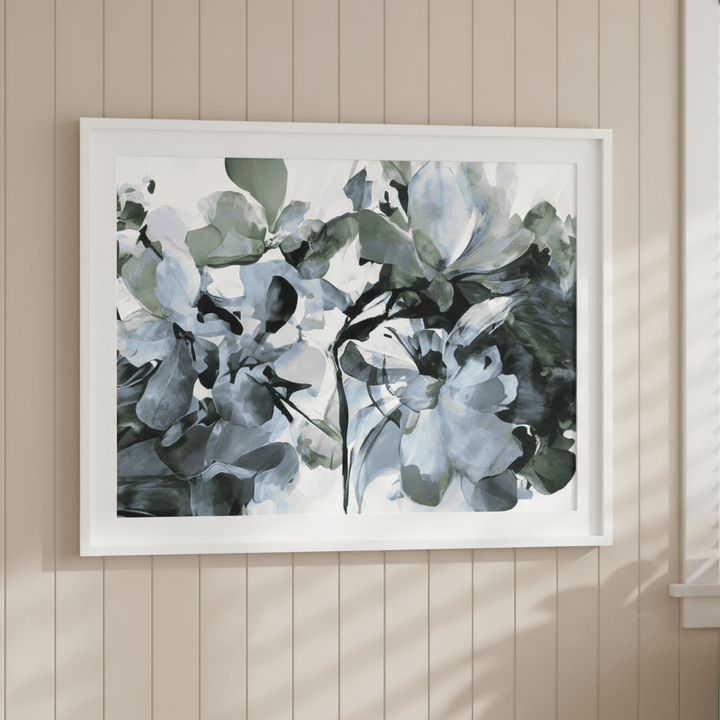 Blue Heaven Hydrangea by Deer Muskeeter wall - art - picture - poster