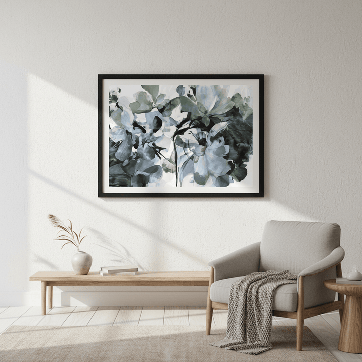 Blue Heaven Hydrangea by Deer Muskeeter wall - art - picture - poster