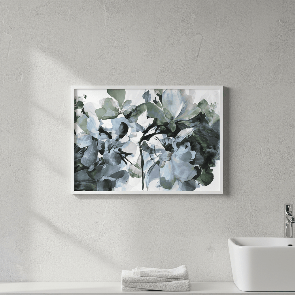 Blue Heaven Hydrangea by Deer Muskeeter wall - art - picture - poster