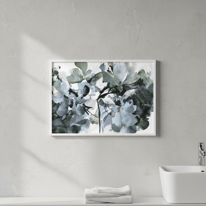 Blue Heaven Hydrangea by Deer Muskeeter wall - art - picture - poster