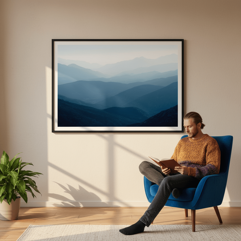 Blue Mountains by Hope Bainbridge wall - art - picture - poster