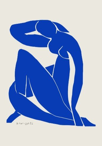 Blue Nude Wall Art by Henri Matisse