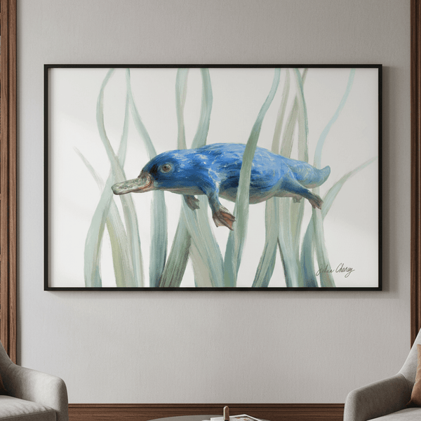 Blue Platypus by Julia Cheney