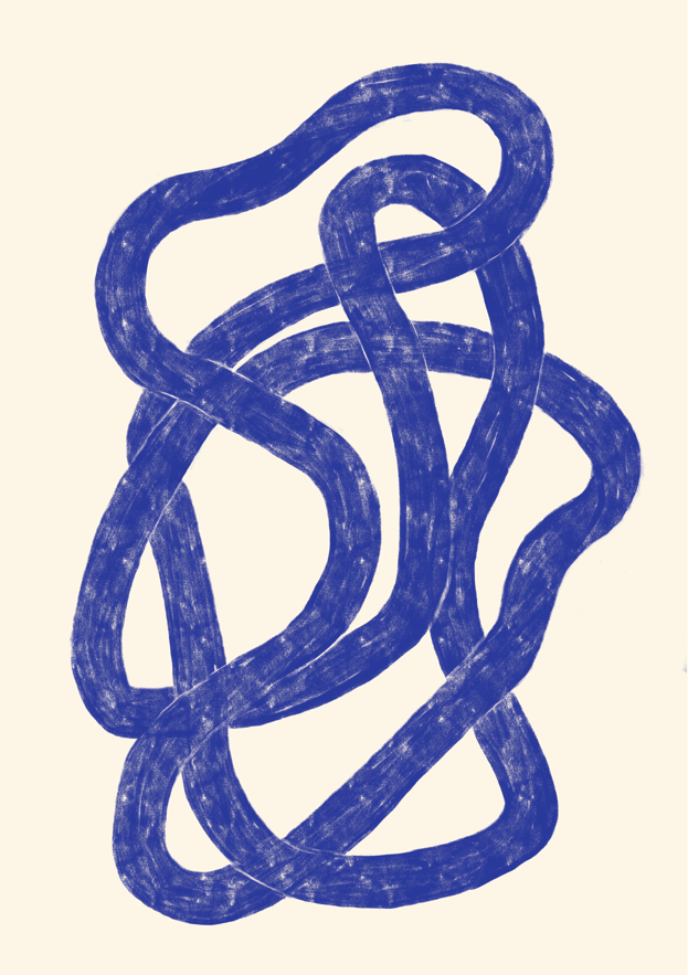 Blue Rope by Maison Bootsy,frame