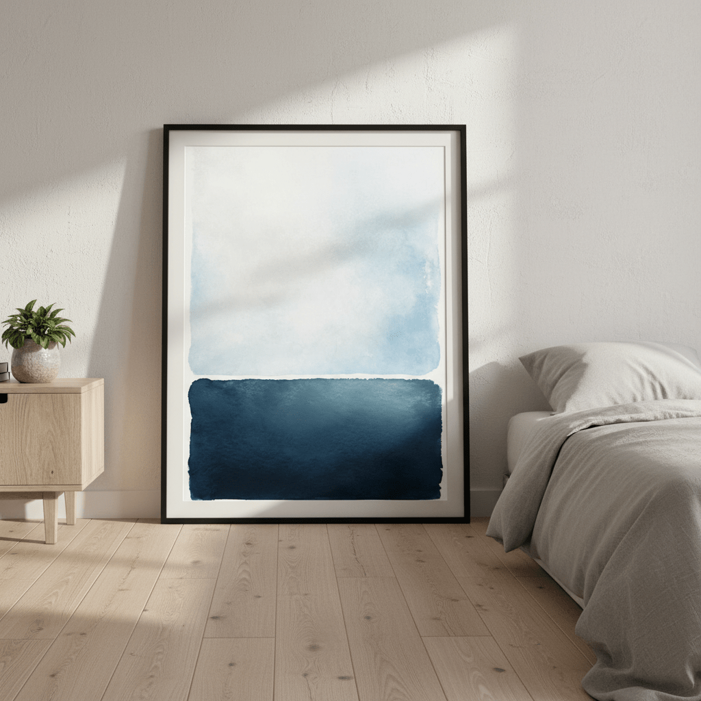 Blue Rothko by Deer Muskeeter wall - art - picture - poster