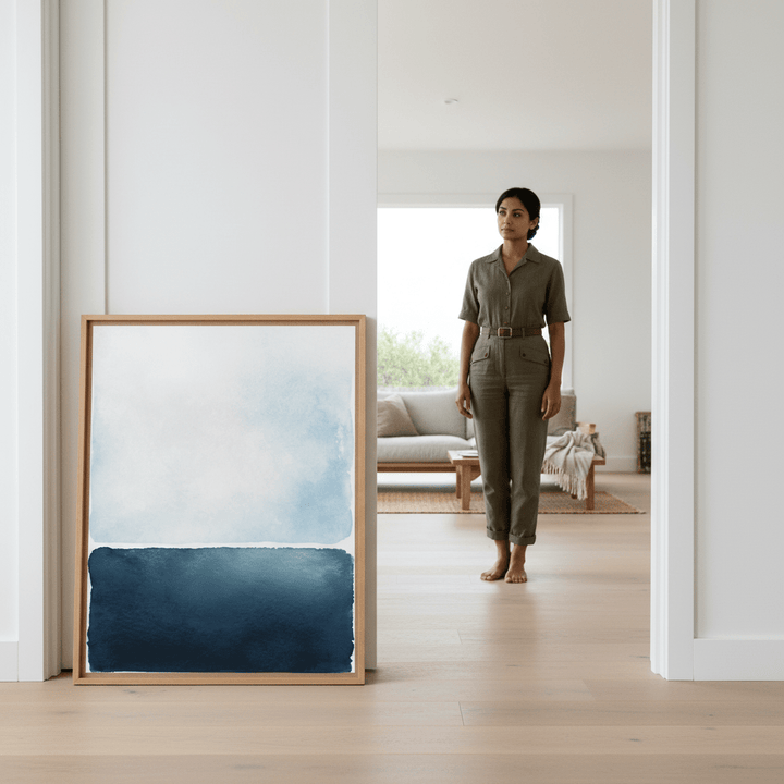 Blue Rothko by Deer Muskeeter wall - art - picture - poster