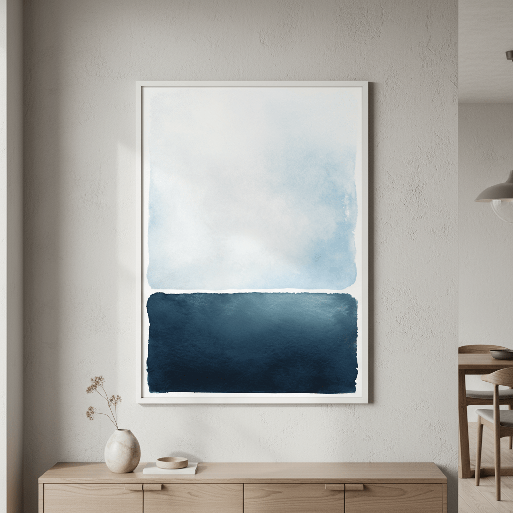 Blue Rothko by Deer Muskeeter wall - art - picture - poster