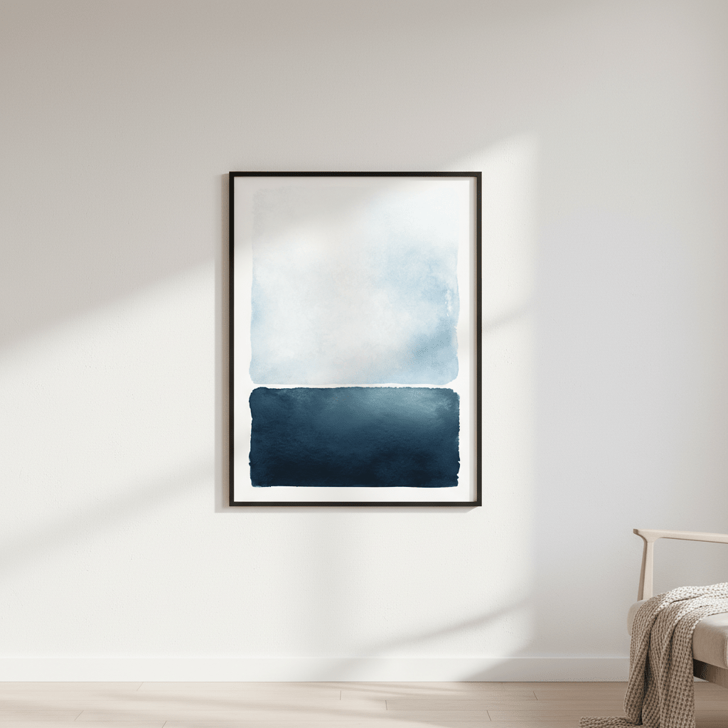 Blue Rothko by Deer Muskeeter wall - art - picture - poster