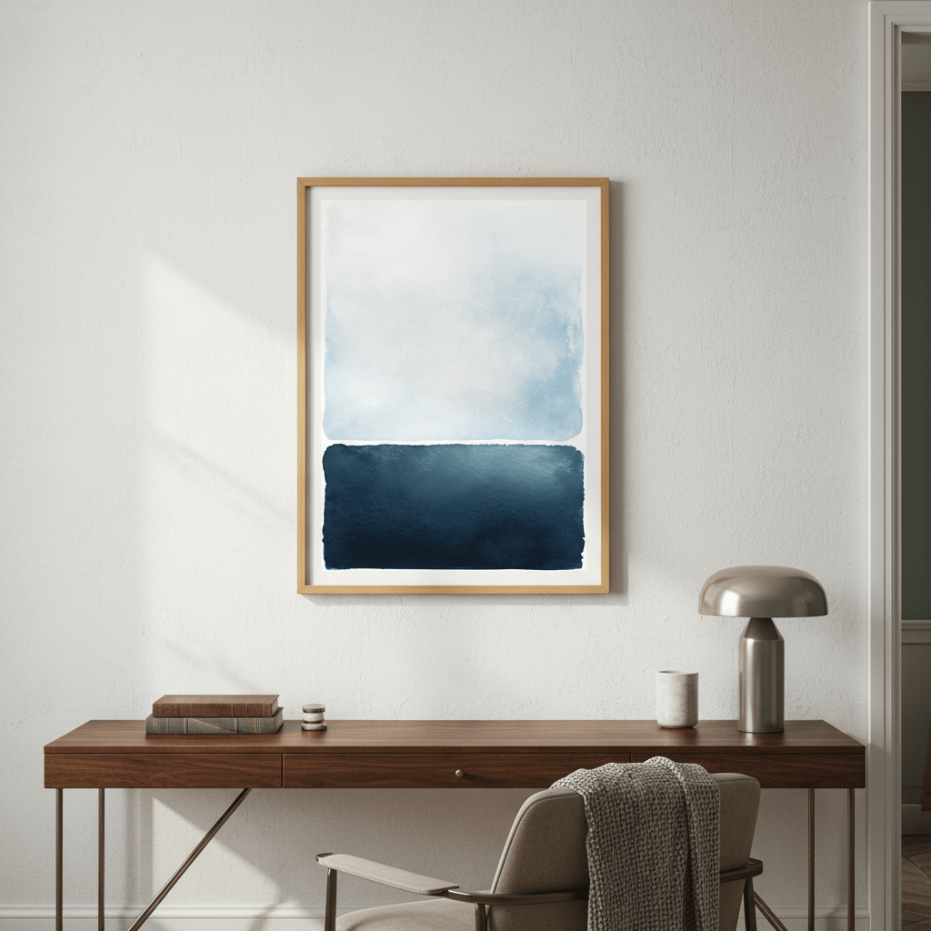 Blue Rothko by Deer Muskeeter wall - art - picture - poster