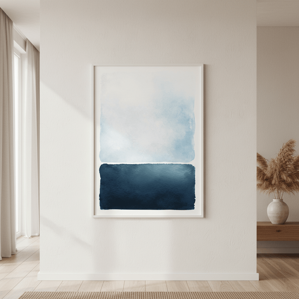 Blue Rothko by Deer Muskeeter wall - art - picture - poster