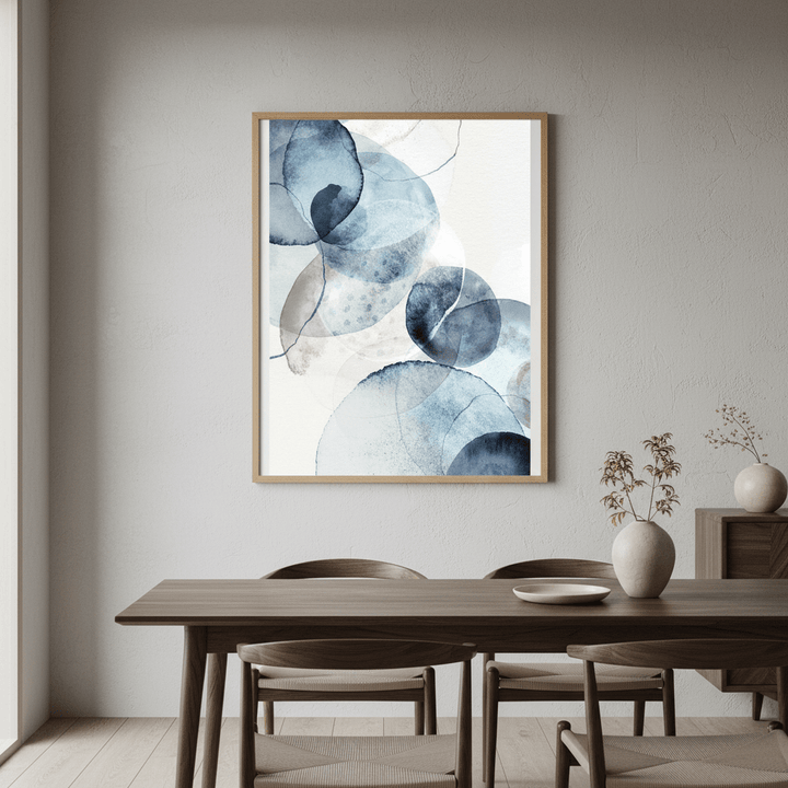 Blue Stone by Deer Muskeeter wall - art - picture - poster