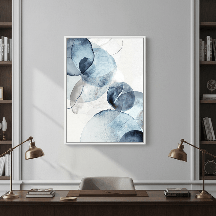 Blue Stone by Deer Muskeeter wall - art - picture - poster