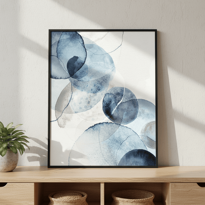 Blue Stone by Deer Muskeeter wall - art - picture - poster