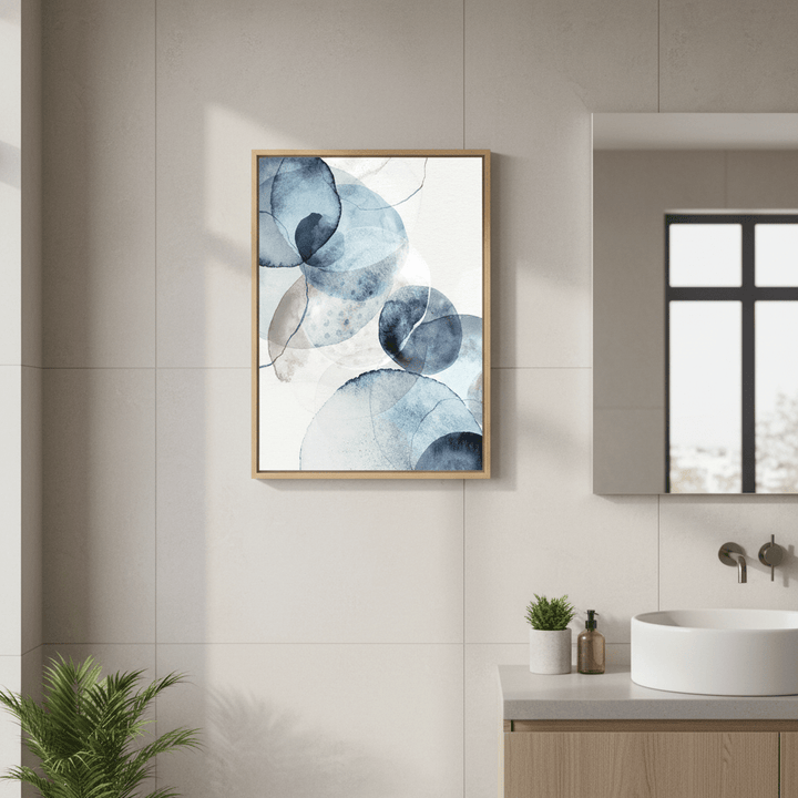 Blue Stone by Deer Muskeeter wall - art - picture - poster
