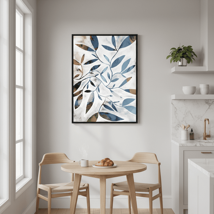 Blue Watercolour by Deer Muskeeter wall - art - picture - poster