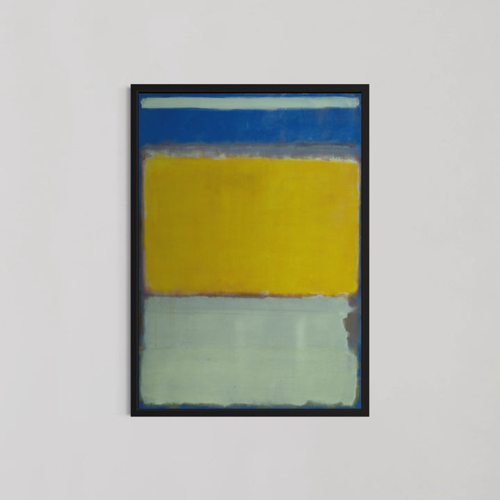 Blue, Yellow And Green Abstract Wall Art by Mark Rothko - Style My Wall