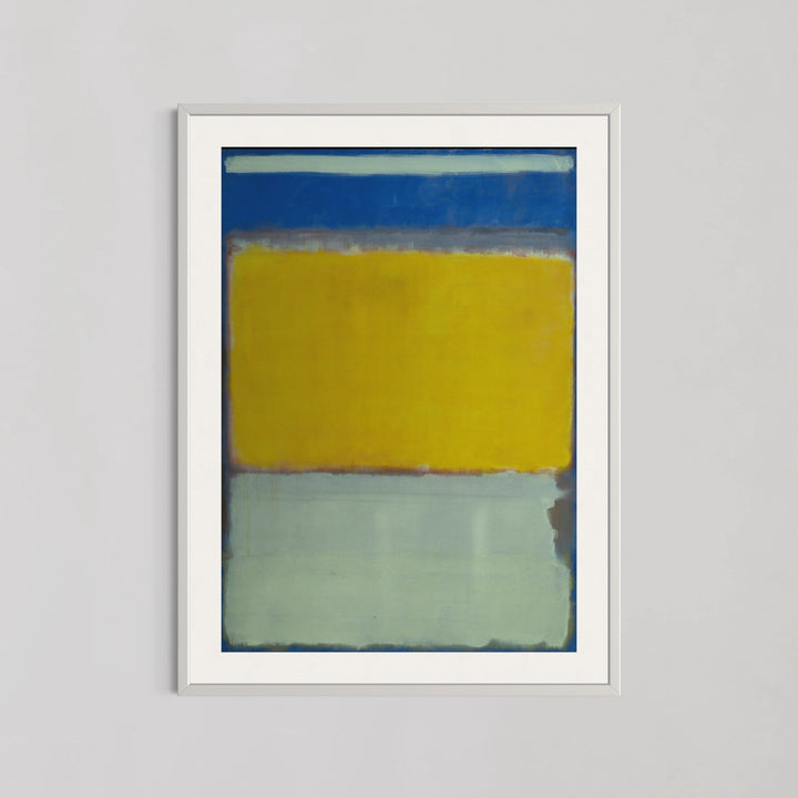 Blue, Yellow And Green Abstract Wall Art by Mark Rothko - Style My Wall