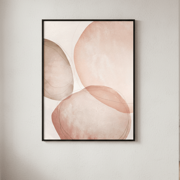 Blush Circles by Dear Muskeeter | Art & Canvas Print