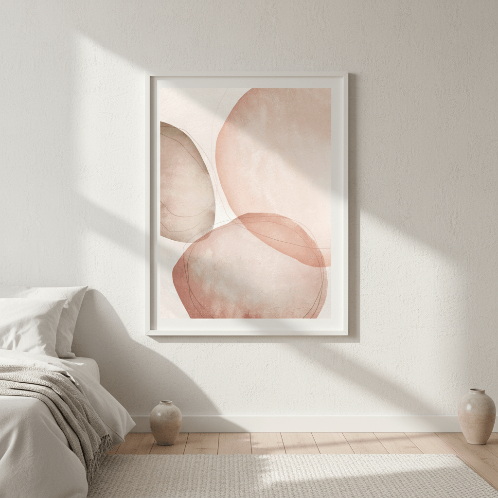 Blush Circles by Deer Muskeeter wall - art - picture - poster