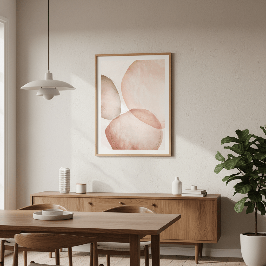 Blush Circles by Deer Muskeeter wall - art - picture - poster