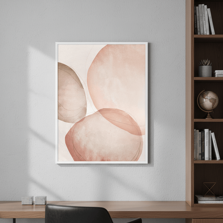 Blush Circles by Deer Muskeeter wall - art - picture - poster