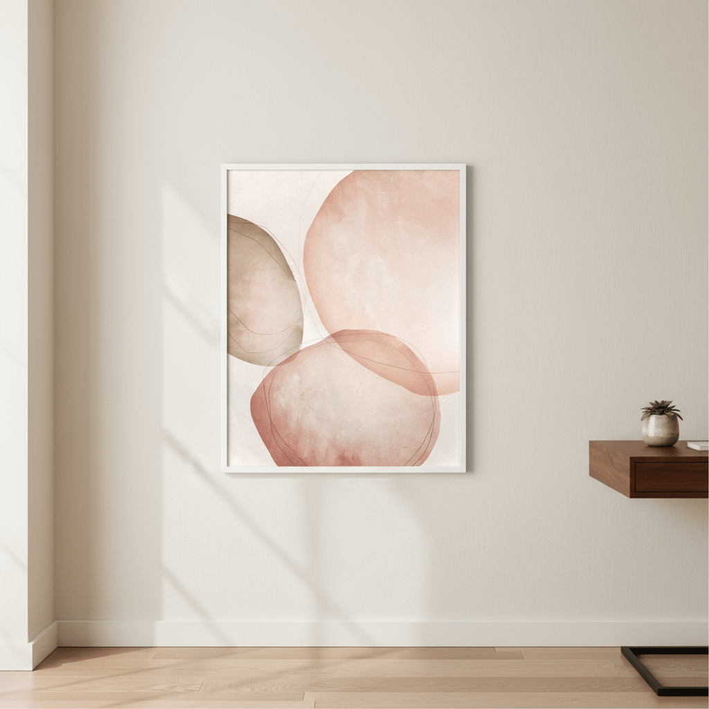 Blush Circles by Deer Muskeeter wall - art - picture - poster
