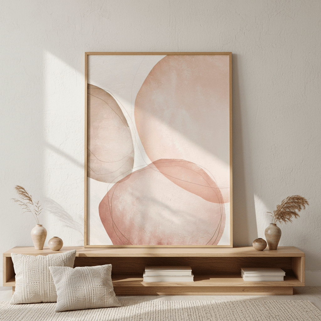 Blush Circles by Deer Muskeeter wall - art - picture - poster