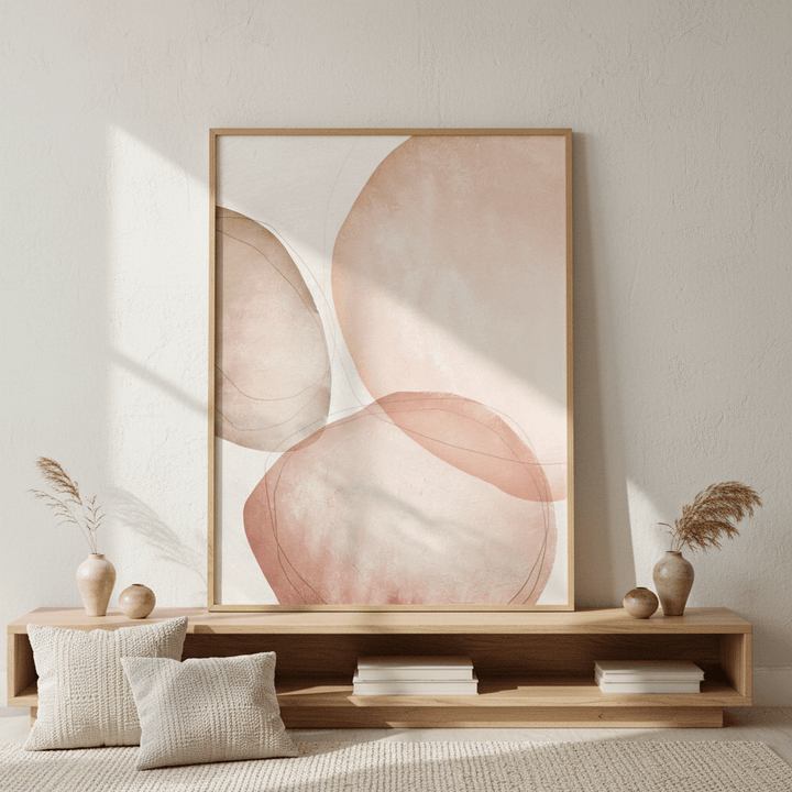 Blush Circles by Deer Muskeeter wall - art - picture - poster