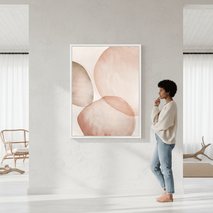 Blush Circles by Deer Muskeeter wall - art - picture - poster