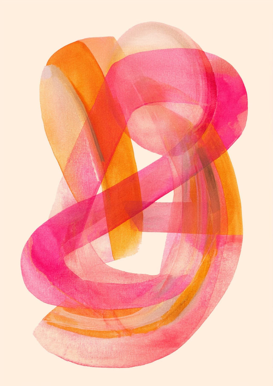 Blush Continuum Abstract Art