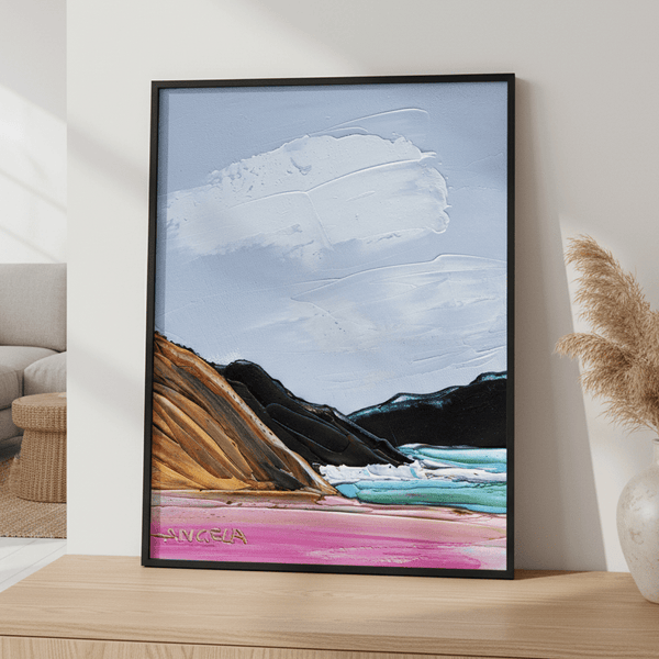 Blushing Sands by Angela Hawkey | Art & Canvas Print